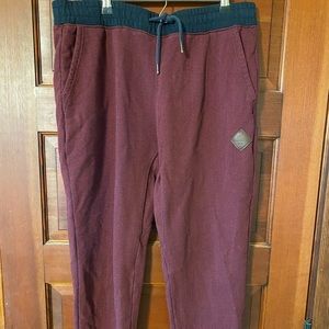 *MOVING SALE* Burgundy and Navy Joggers